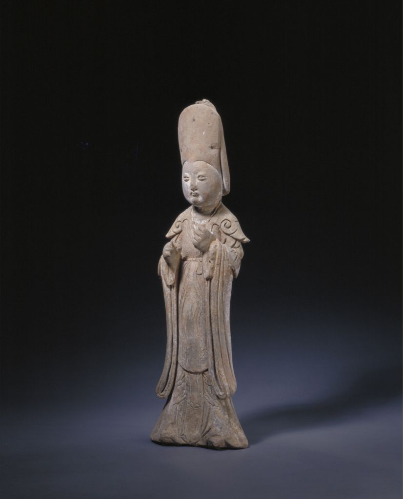 图片[1]-Pottery painted female figurines-China Archive